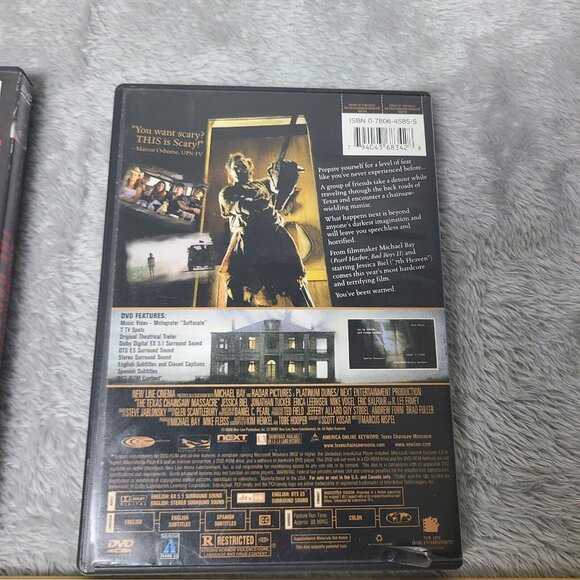 The Texas Chainsaw Massacre (DVD, 2003), The Grudge 2 and Predator 2 DVD, 3 DVDS - Picture 3 of 8